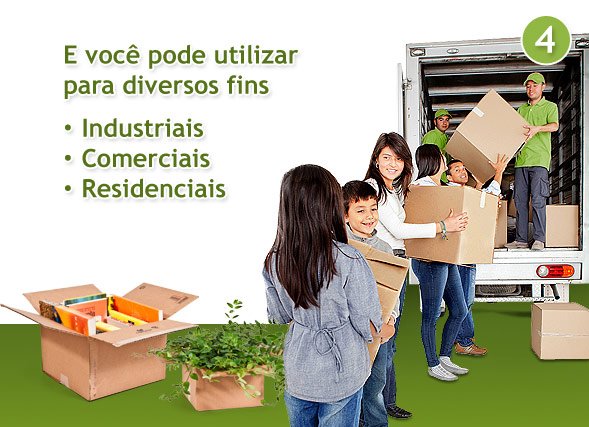 Caixa de papelão para diversos fins